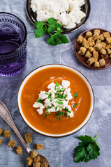 Dense vegetable soup