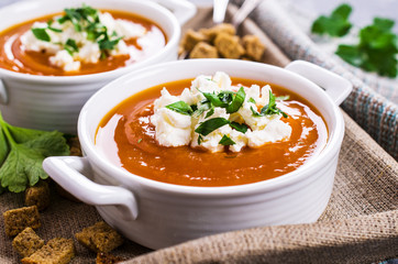 Dense vegetable soup