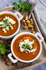 Dense vegetable soup