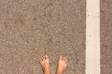 asphalt road background.