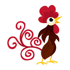 Fanciful Rooster