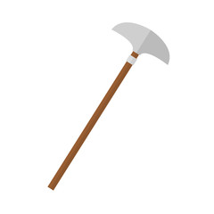 Gardening tool icon over white background. colorful design. vector illustration