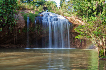 Fototapeta premium Prenn Waterfall. Da lat. Vietnam