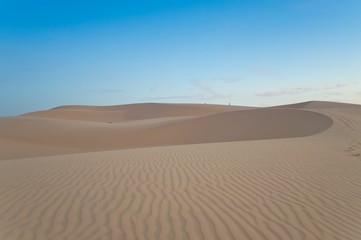 White sand dune. Mui Ne. Vietnam