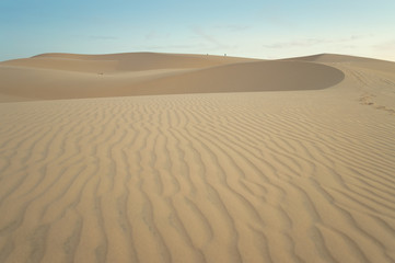 White sand dune. Mui Ne. Vietnam