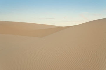 Fototapeta na wymiar White sand dune. Mui Ne. Vietnam