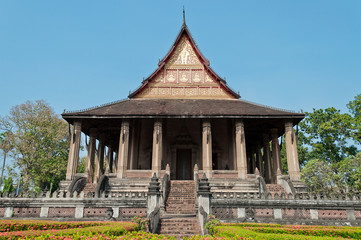 Hor Phakao (Haw Pha Kaew). Vientiane. Laos.