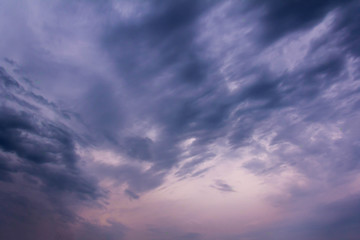 Obraz premium Beautiful nature background. Colorful sunset.