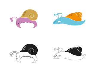 cute cartoon snail II © sonde