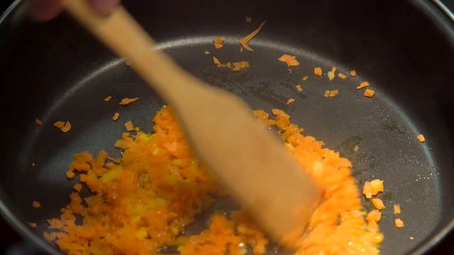 Sofrito de zanahoria y chile amarillo