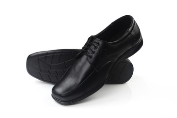 Indian Made Men's Shoes Isolated on White