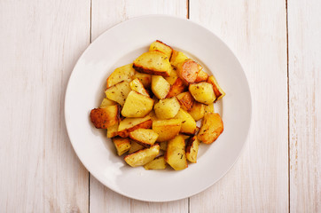 Roasted  baked potato