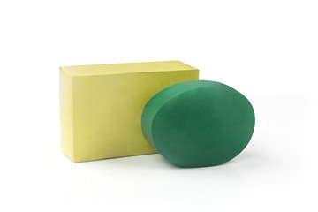 Soap with Box Isolated on White