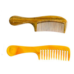 comb isolate and white