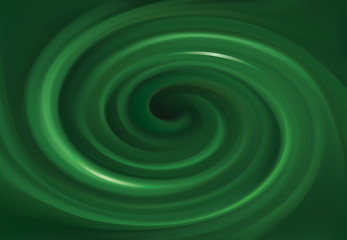 Vector background of bright green swirls