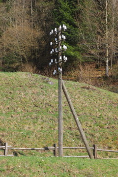 Historischer Telegrafenmast, Rekonstruktion