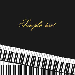 Fototapeta premium Piano background