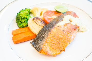 Salmon steak
