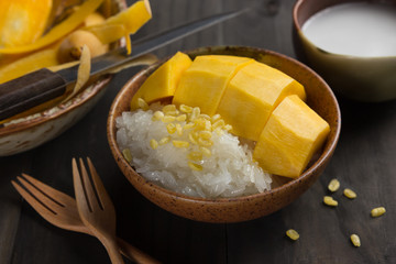 Khao Niew Ma Muang, Mango and sticky rice, Thai Dessert