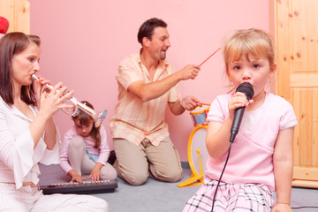 Family Making Music