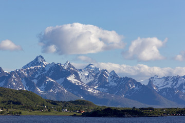 Norwegische Küstenlandschaft