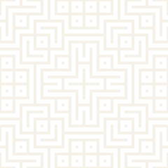 Geometric Ethnic Background Lattice. Stylish Subtle Texture. Vector Abstract Seamless Pattern.