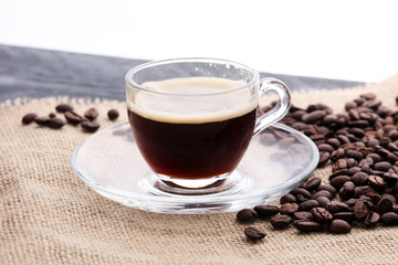 Coffee on Table, Cafe, Coffee Bean