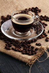 Coffee on Table, Cafe, Coffee Bean