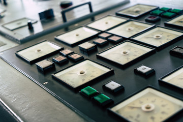 Cruise control panel on the frigate.