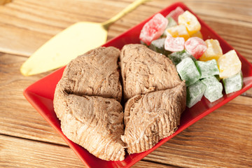 traditional eastern desserts on the table