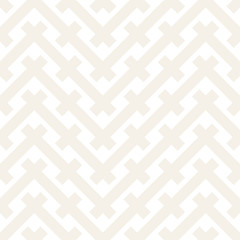 Weave Seamless Pattern. Stylish Repeating Texture. Black and White Geometric Vector Illustration.