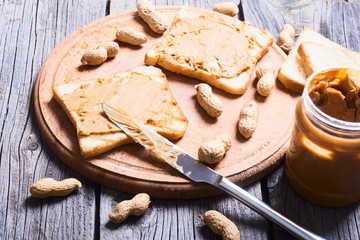 Peanut butter sandwiches