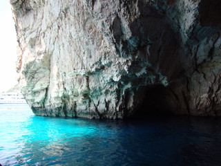sea cave in Parga