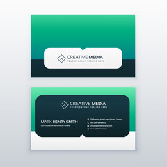 modern company business card vector design