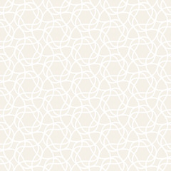 Vector Seamless Pattern. Abstract Geometric Background Design. Stylish Lattice Texture
