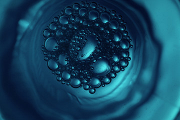 ink in water spiral abstract