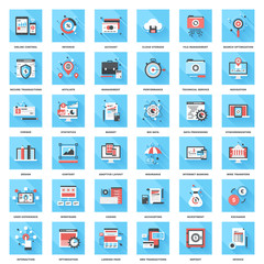 Flat web icons