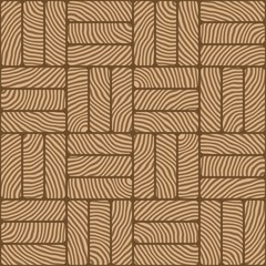 Obraz premium Wooden texture tiles Seamless Vector Pattern