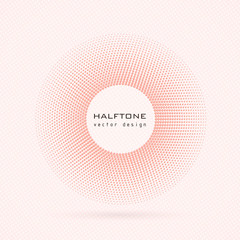 frame halftone dots logo emblem