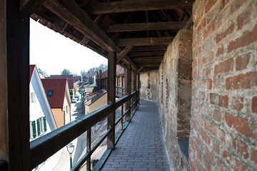 Fototapeta na wymiar Renoviertes Gerberhaus in Nördlingen 