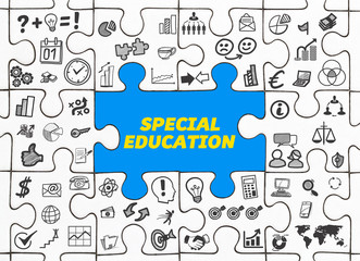 Special Education / Puzzle mit Symbole