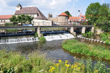 Fototapeta na wymiar Kleinstadt Stadtilm in Thüringen