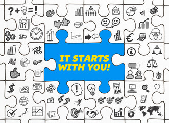 It Starts with You! / Puzzle mit Symbole
