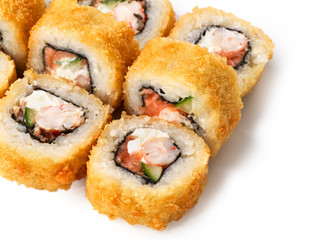 close up view of roll