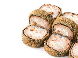 close up view of roll