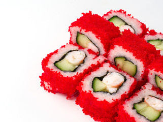 close up view of roll