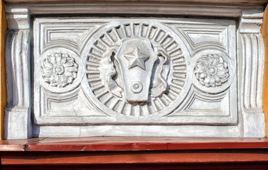 bas-relief with a ster of the ussr © Radnatt