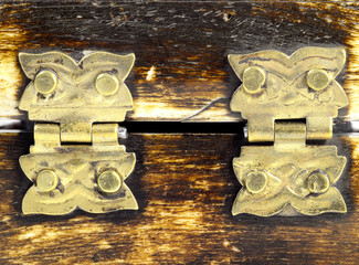 two hinges for casket
