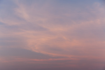 red sky
