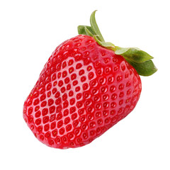 isolated strawberry on a white background.